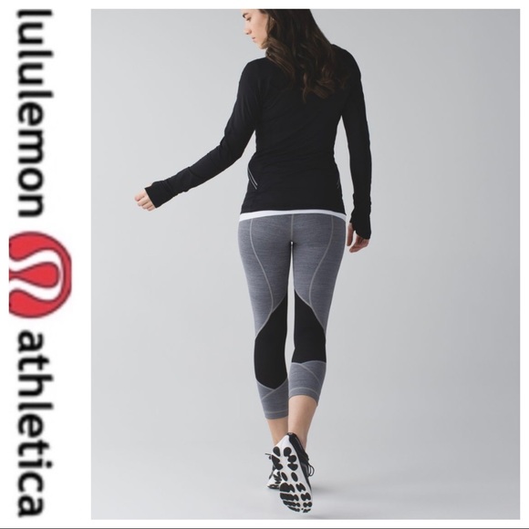 lululemon athletica Pants - 💕SALE💕 Lululemon Rare Gray Pace Rival Crop